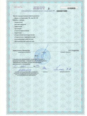 Лицензия. Лист Лицензия. Лист